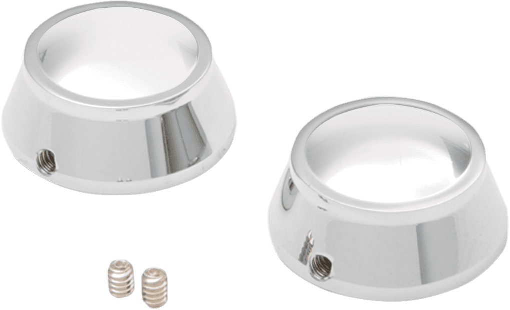 DRAG SPECIALTIES 1303-0200 Swingarm Pivot Bolt Cover - Chrome