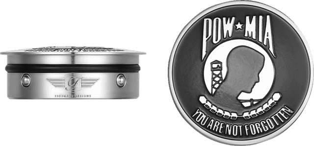 FIGURATI DESIGNS 1303-0367 Swing Arm Covers - POW MIA - Custom — image 1 of 5