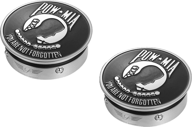 FIGURATI DESIGNS 1303-0367 Swing Arm Covers - POW MIA - Custom — image 2 of 5