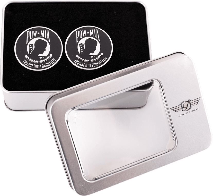 FIGURATI DESIGNS 1303-0367 Swing Arm Covers - POW MIA - Custom — image 4 of 5