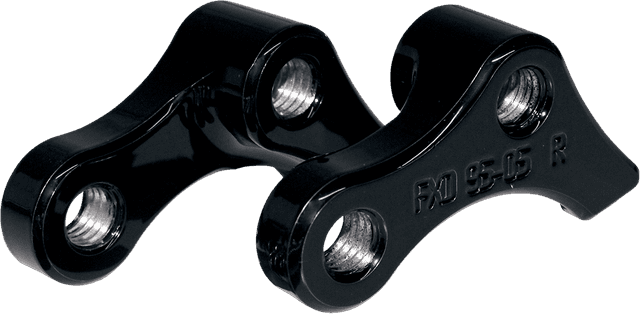 LA CHOPPERS 1304-0150 Lowering Kit - Rear - Lowers 1" - Black Powder Coated - '99-'05 Dyna