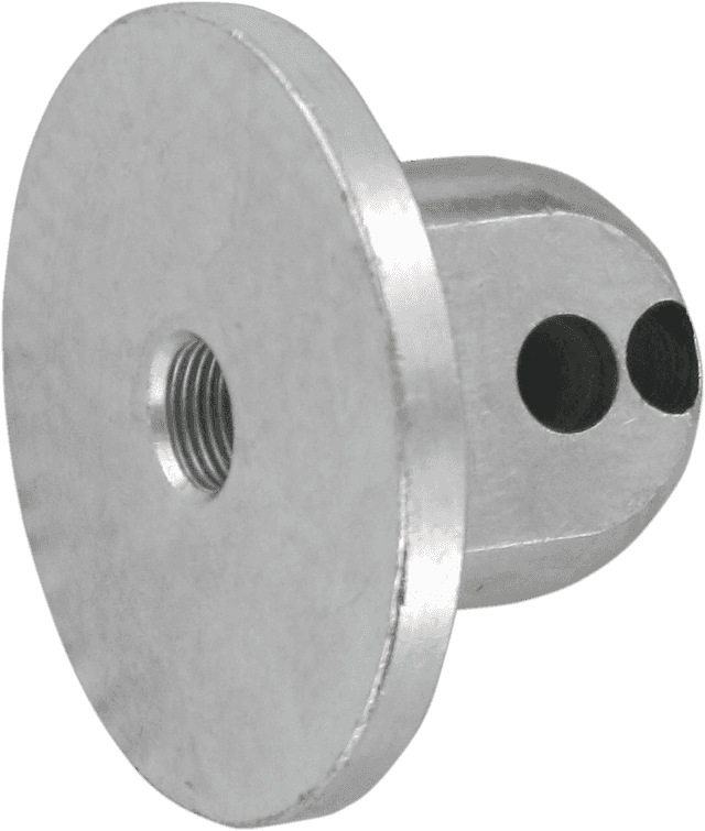 BARON 1304-0189 Shock Drop Bracket Lowering Kit - Rear - Lowers 1.50"-2.50" - Silver — image 1 of 2
