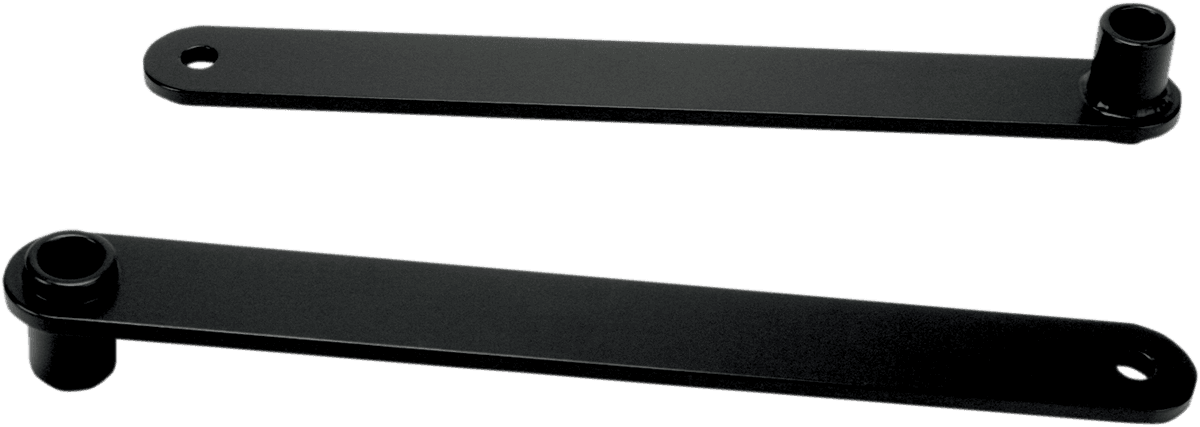 BARON 1304-0223 Shock Drop Bracket Lowering Kit - Rear - Lowers 1.75" - Black