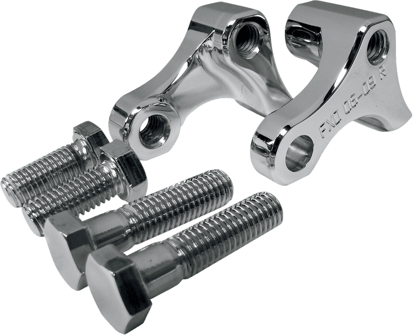 LA CHOPPERS 1304-0299 Lowering Kit - Rear - Lowers 1" - Chrome - '06-'17 FXD