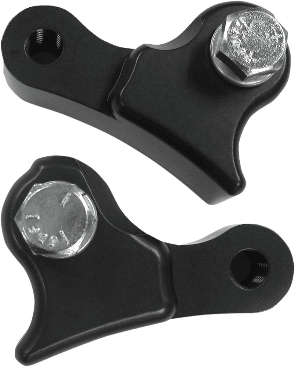 PINGEL 1304-0703 Shock Lowering Bracket Kit - Rear - Lowers 1.00" - Black - FL