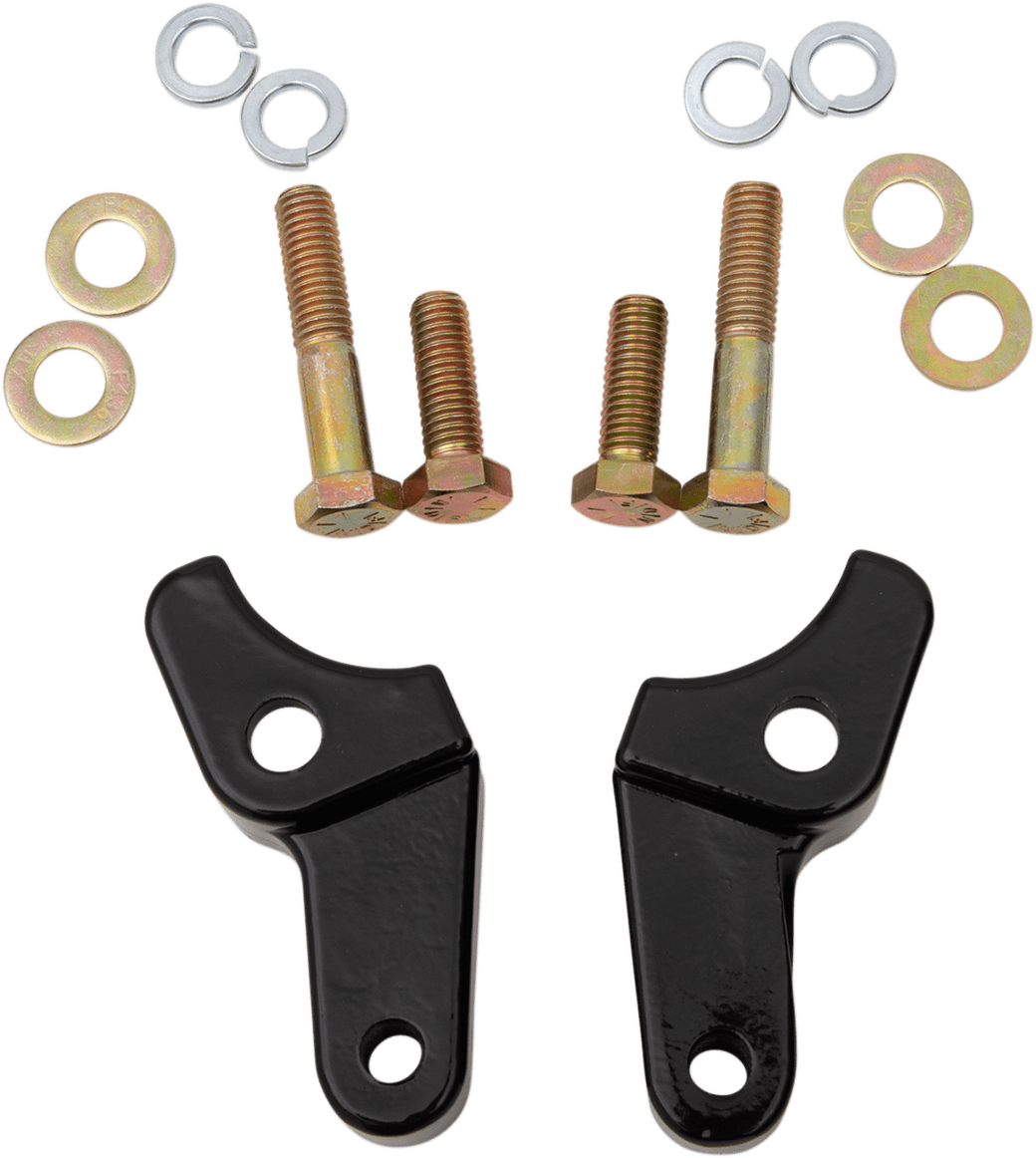 LA CHOPPERS 1304-0942 Lowering Kit - Rear - Black Powder Coated