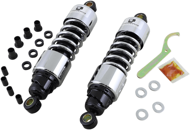 PROGRESSIVE SUSPENSION 1310-0472 412 Series Shock - 11.5" - Standard - Chrome - FLH/T