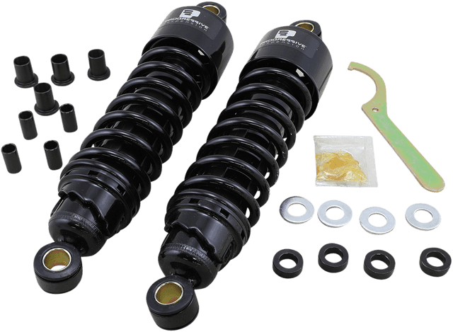 PROGRESSIVE SUSPENSION 1310-0473 412 Series Shock - 11.5" - Standard - Black - FLH/T