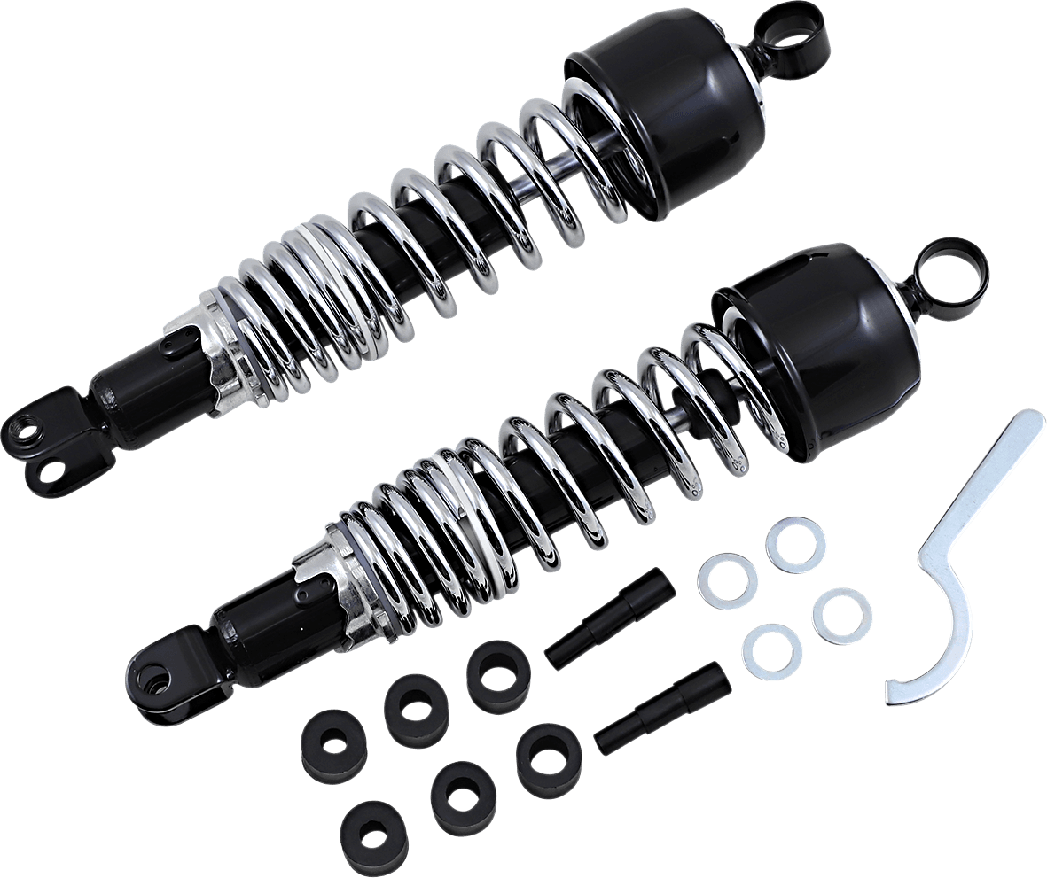 EMGO 1310-0928 Classic Shocks - 13.4" - Black - Eye/Clevis