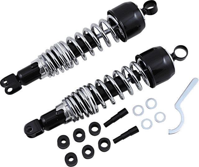 EMGO 1310-0928 Classic Shocks - 13.4" - Black - Eye/Clevis