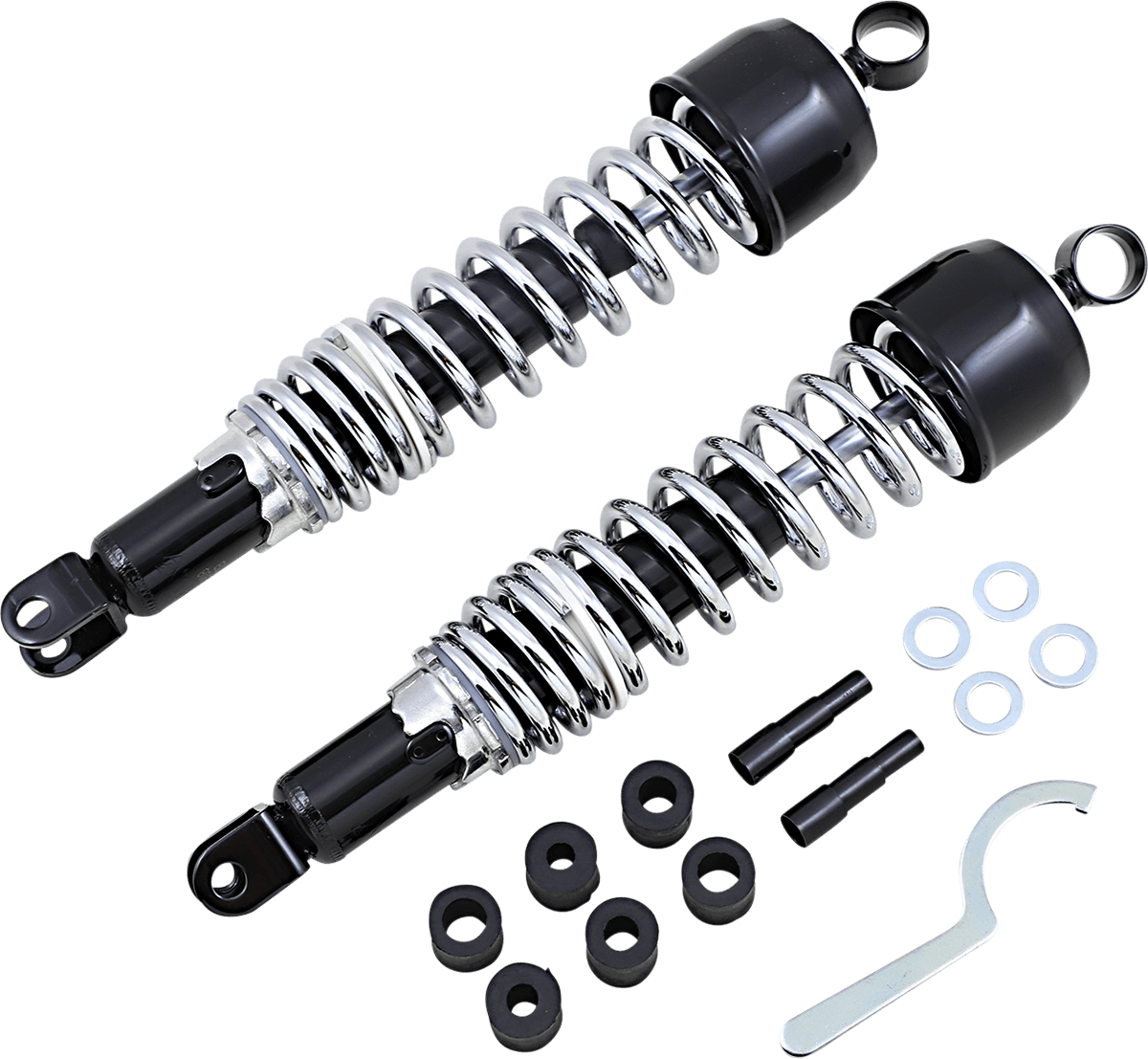 EMGO 1310-0929 Classic Shocks - 14.4" - Black - Eye/Clevis