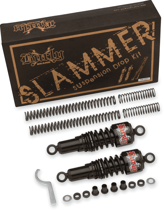 BURLY BRAND 1310-0931 Suspension Kit - Slammer - Black - FXD — image 2 of 2