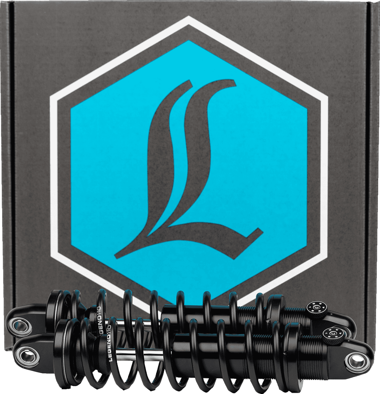 LEGEND SUSPENSION 1310-0961 REVO-A Shocks - 13" - Black - Heavy Duty