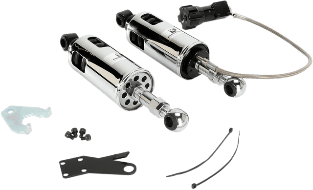 PROGRESSIVE SUSPENSION 1310-1134 422 Series Shocks with Rap - Show Chrome - Standard