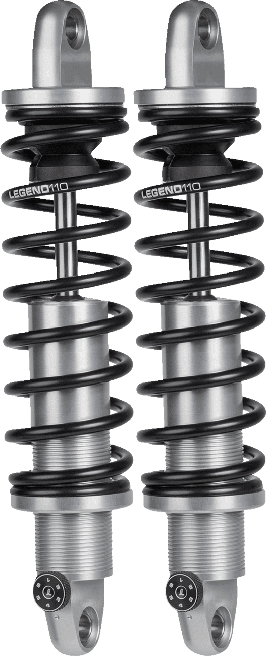 LEGEND SUSPENSION 1310-1617 REVO-A Shocks - 12" - Clear Anodized - Standard — image 2 of 2