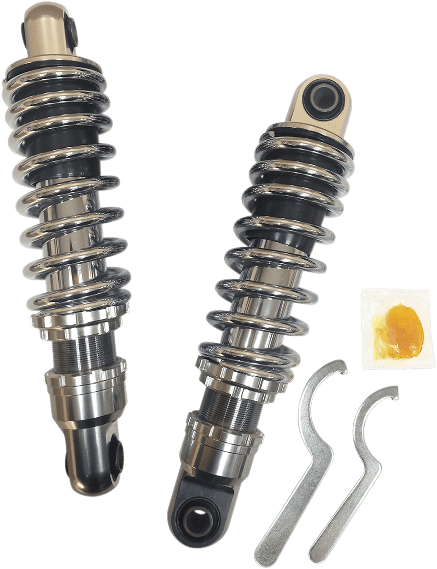 DRAG SPECIALTIES SHOCKS 1310-1659 Premium Shock - 10.5" - Chrome - '91-'17 FXD