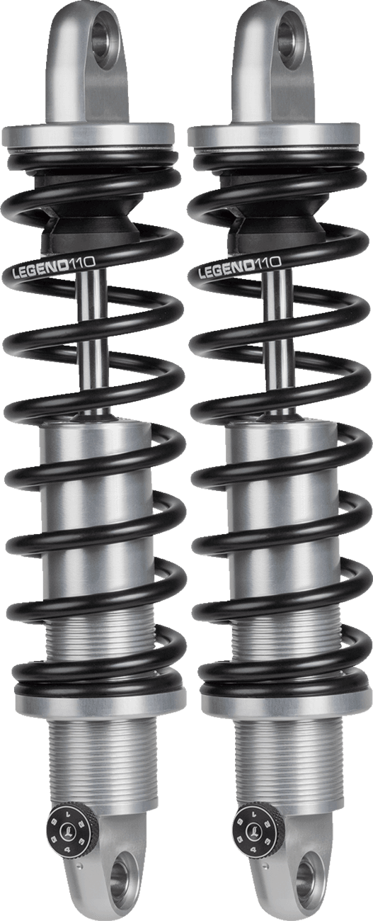 LEGEND SUSPENSION 1310-1774 REVO-A Shocks - 12" - Clear Anodized - Heavy Duty — image 2 of 2