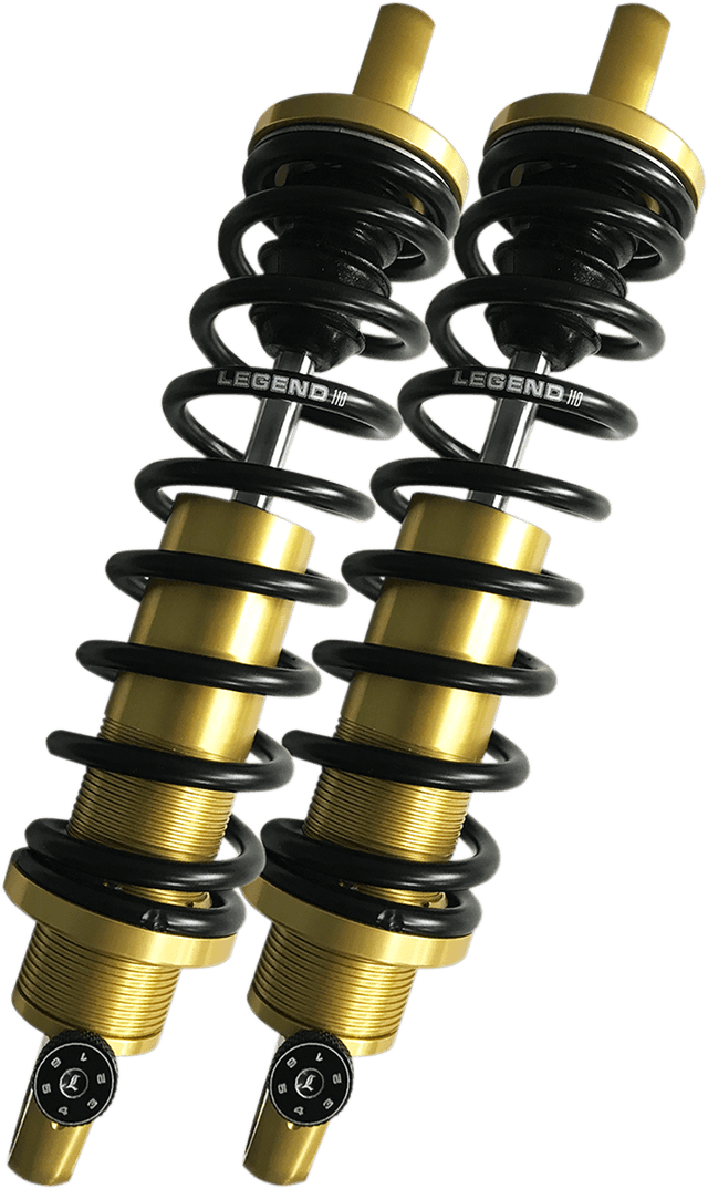 LEGEND SUSPENSION 1310-1779 REVO-A Shocks - 12" - Gold - Heavy Duty — image 2 of 2