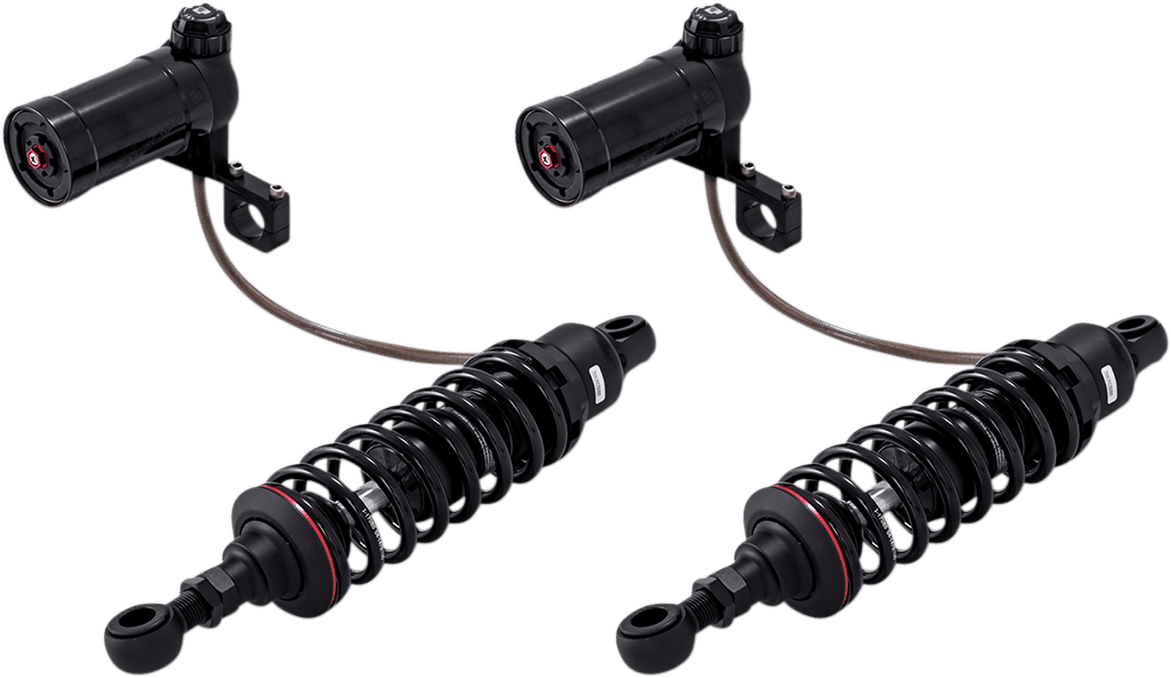 PROGRESSIVE SUSPENSION 1310-1876 990 Series Shocks with Remote Reservoir - 13" - Black - Heavy-Duty