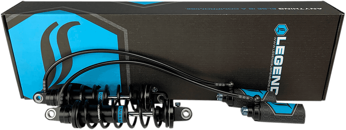 LEGEND SUSPENSION 1310-1887 REVO ARC Remote Reservoir Shocks - 13" - Heavy Duty - Black