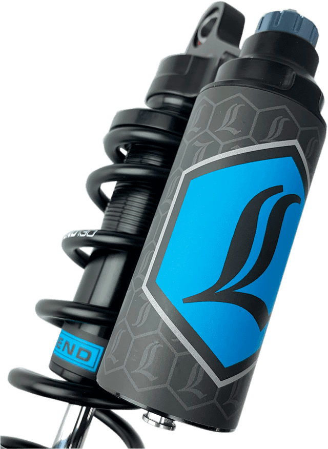 LEGEND SUSPENSION 1310-1890 REVO ARC Piggyback Shocks - 13" - Standard - Black - '99-'17 Dyna — image 4 of 7