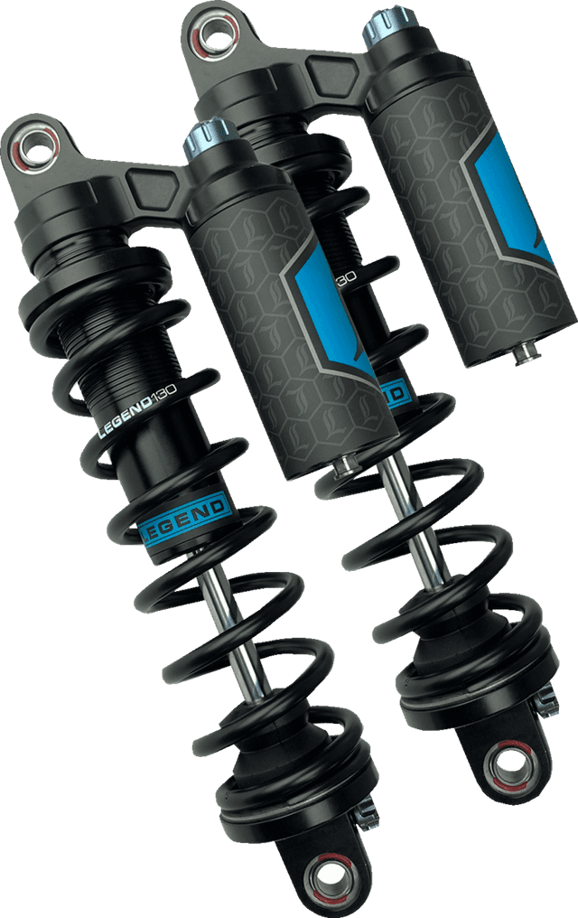 LEGEND SUSPENSION 1310-1891 REVO ARC Piggyback Shocks - 13" - Heavy Duty - Black - '99-'17 Dyna — image 5 of 5