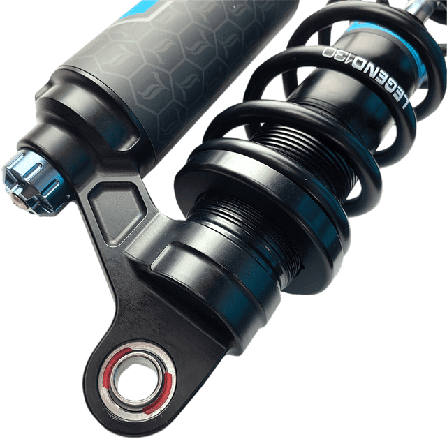 LEGEND SUSPENSION 1310-1897 REVO ARC Piggyback Shocks - 14" - Heavy Duty - Black - '04-'22 Sportster — image 5 of 5