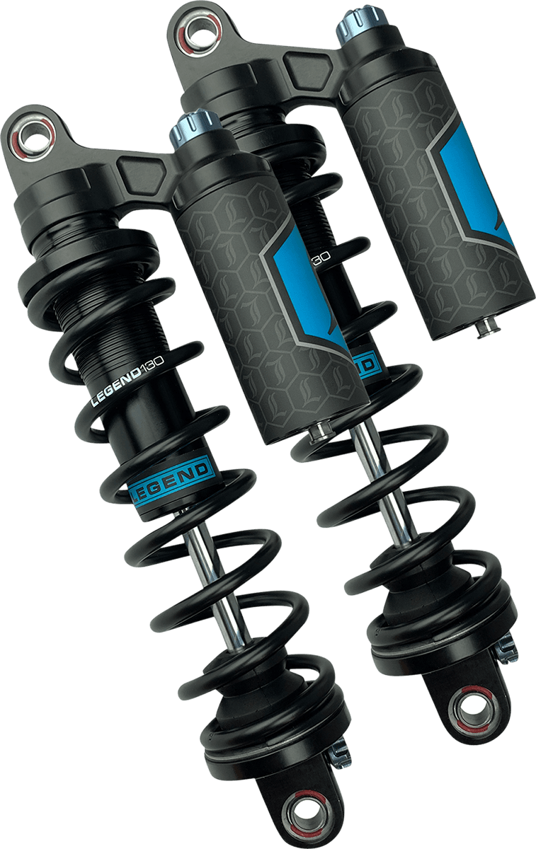 LEGEND SUSPENSION 1310-1901 REVO ARC Piggyback Shocks - 14" - Heavy Duty - Black - '84-'00 FXR — image 5 of 5