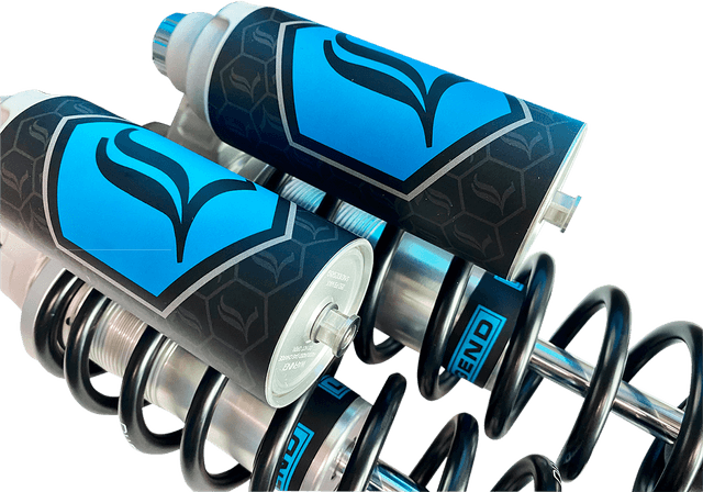LEGEND SUSPENSION 1310-1938 REVO ARC Piggyback Shocks - 13" - Standard - Clear - '99-'17 Dyna — image 3 of 3