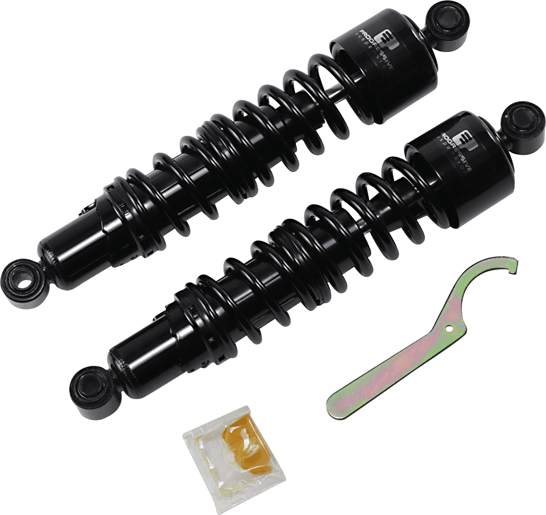 PROGRESSIVE SUSPENSION 1310-1961 412 Series Shock - 14" - Standard - Black - FXD