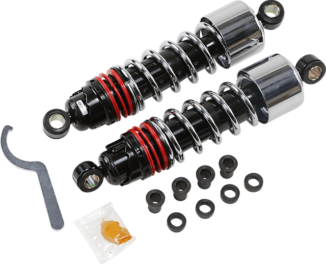 BURLY BRAND 1310-1969 Slammer Plus Shocks - 10.5" - Chrome - XL