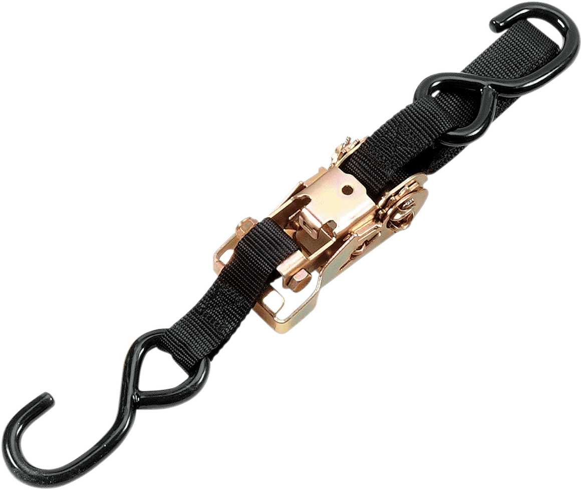 PARTS UNLIMITED 131022 Tie-Down Strap - Ratchet - 1" x 6' - Black
