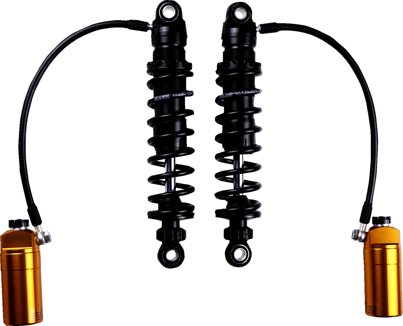 OHLINS 1310-2397 Shock Absorber - 12" - Fully Adjustable - STX36 Blackline (HD778)