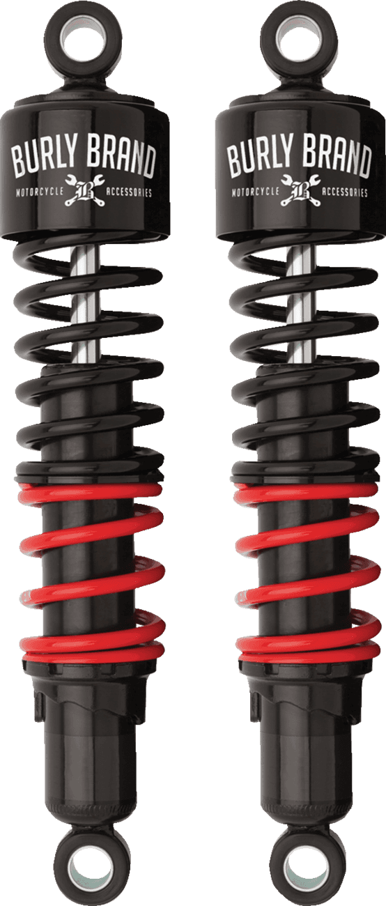 BURLY BRAND 1310-2498 Stiletto Shock - 12.5" - Black/Red