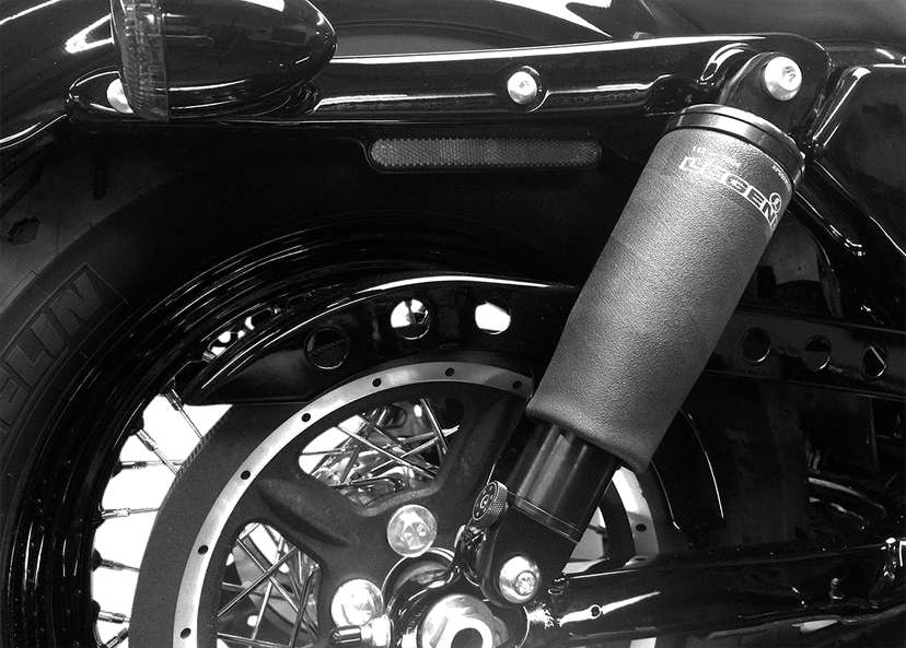 LEGEND SUSPENSION 1311-0111 AIR-A Sportster Adjustable AIR Suspension - Black - Standard — image 3 of 4