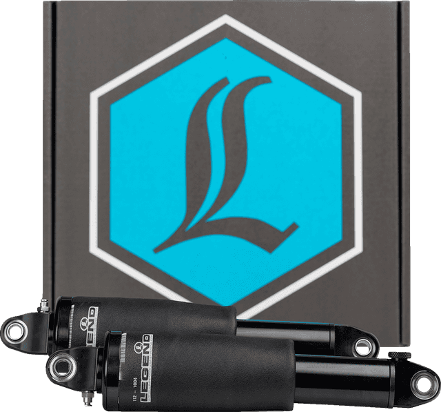 LEGEND SUSPENSION 1311-0153 AIR-A FL Adjustable AIR Suspension - Black Handlebar Control - FLH — image 1 of 3