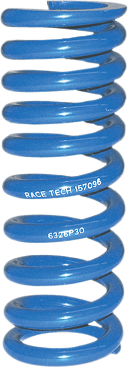 RACE TECH 1312-0121 Progressively Wound Shock Spring - Blue - P30 - Spring Rate 532 lb/in