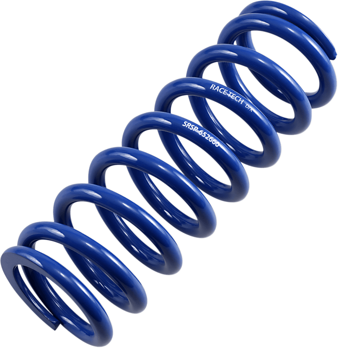 RACE TECH 1312-0291 Shock Spring - Rear - Blue - Race Series - Spring Rate 336 lb/in