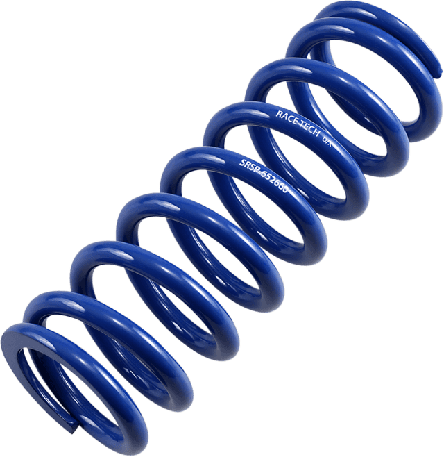 RACE TECH 1312-0291 Shock Spring - Rear - Blue - Race Series - Spring Rate 336 lb/in
