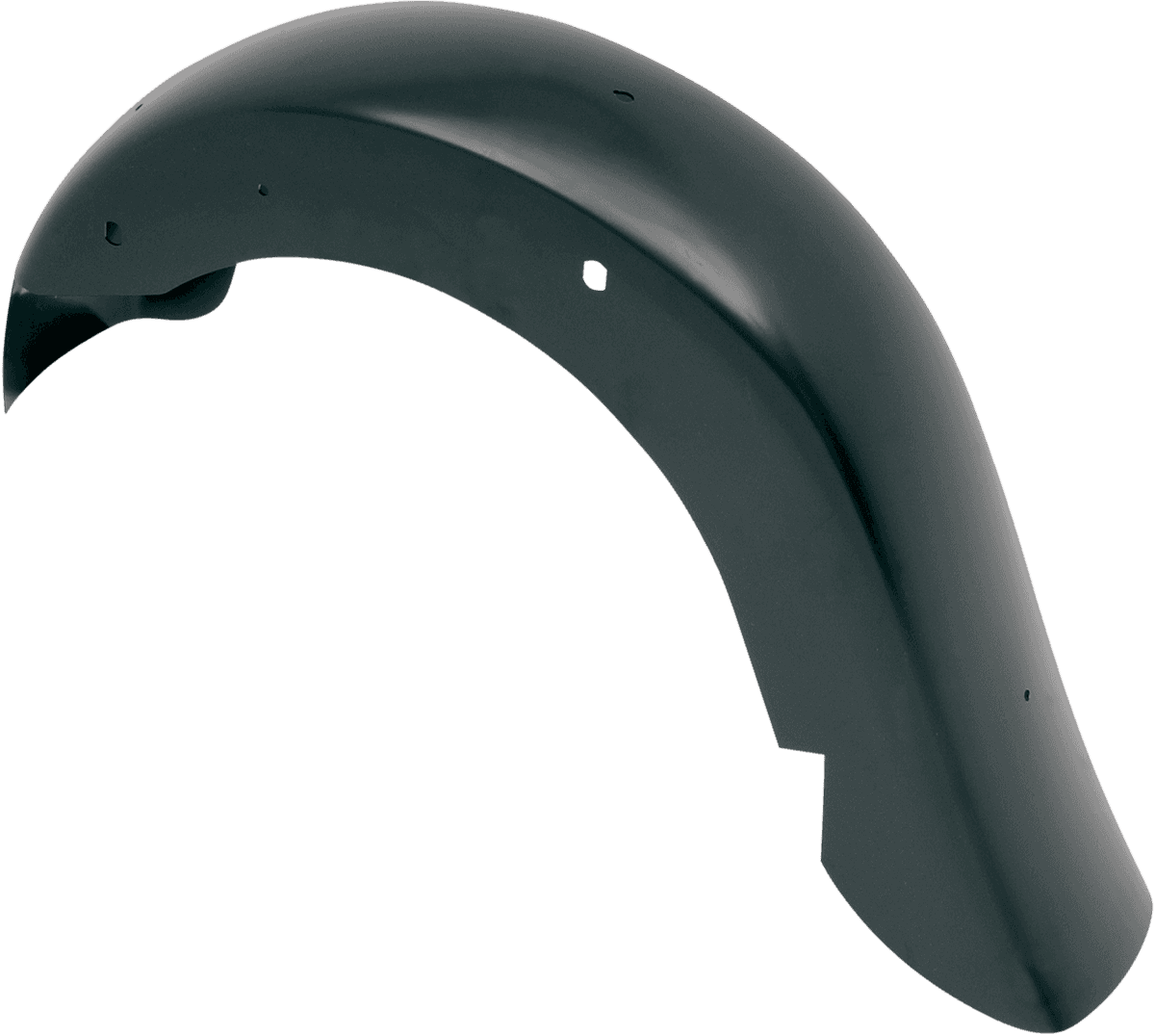 KLOCK WERKS 1401-0192 WFB™ Benchmark Stretched Rear Fender - Smooth - Black - Steel