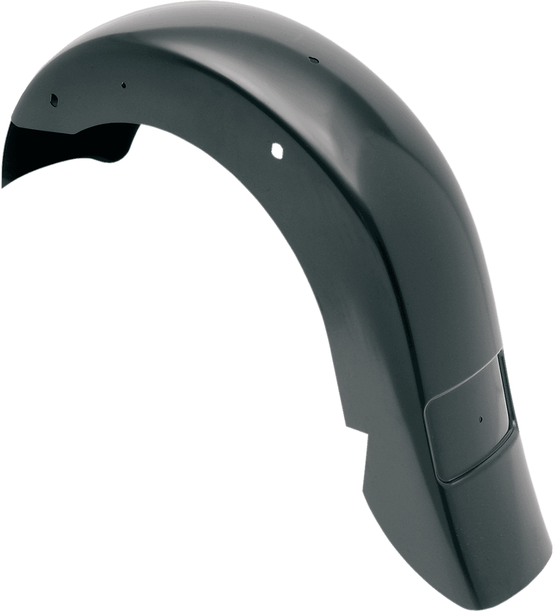 KLOCK WERKS 1401-0193 WFB™ Benchmark Stretched Rear Fender - Frenched - Black - Steel