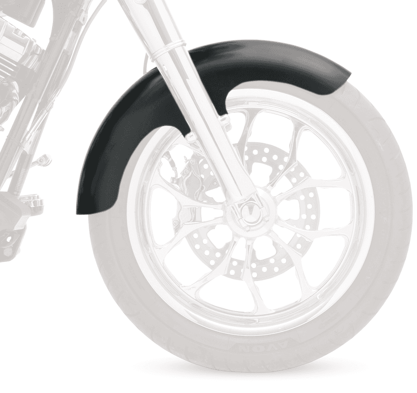KLOCK WERKS 1401-0212 Thickster Front Fender - Black - 16"-19" - HD Touring/Trike — image 4 of 4