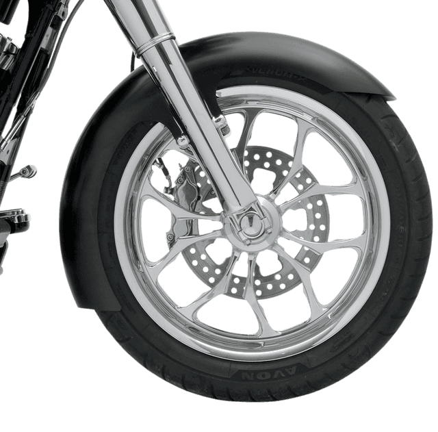 KLOCK WERKS 1401-0219 Slicer Front Fender - Black - 21" Wheel - HD Dyna/Softail — image 3 of 4