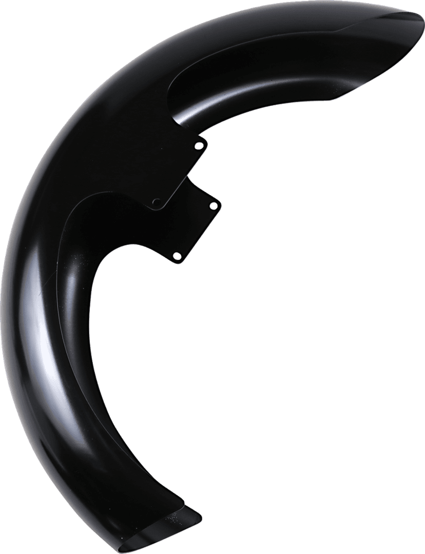 KLOCK WERKS 1401-0220 Slicer Front Fender - Black - 16"-19" Wheel - HD Touring/Trike — image 2 of 4