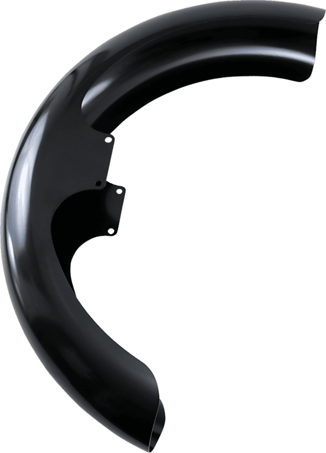KLOCK WERKS 1401-0223 Wrapper Front Fender - Black - 21" Wheel - HD Dyna/Softail — image 2 of 3