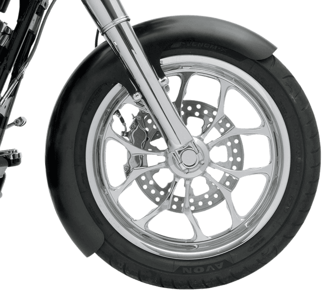 KLOCK WERKS 1401-0224 Wrapper Front Fender - Black - 16"-19" Wheel - HD Touring/Trike — image 3 of 4