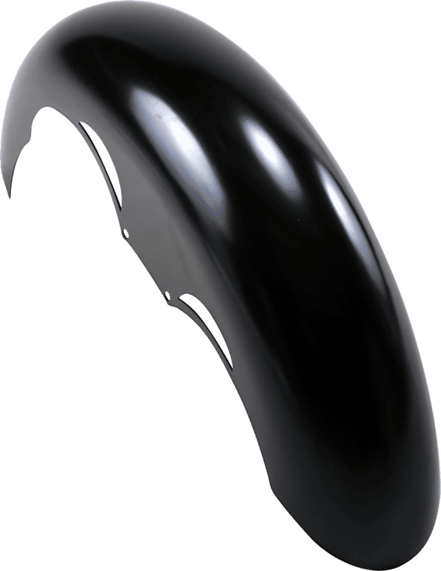 KLOCK WERKS 1401-0232 Tude Front Fender - Black - 16"-19" Wheel - HD Touring/Trike — image 3 of 4