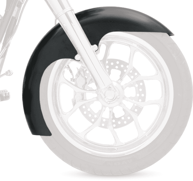 KLOCK WERKS 1401-0236 Level Front Fender - Black - 16"-19" Wheel - HD Touring/Trike — image 4 of 4