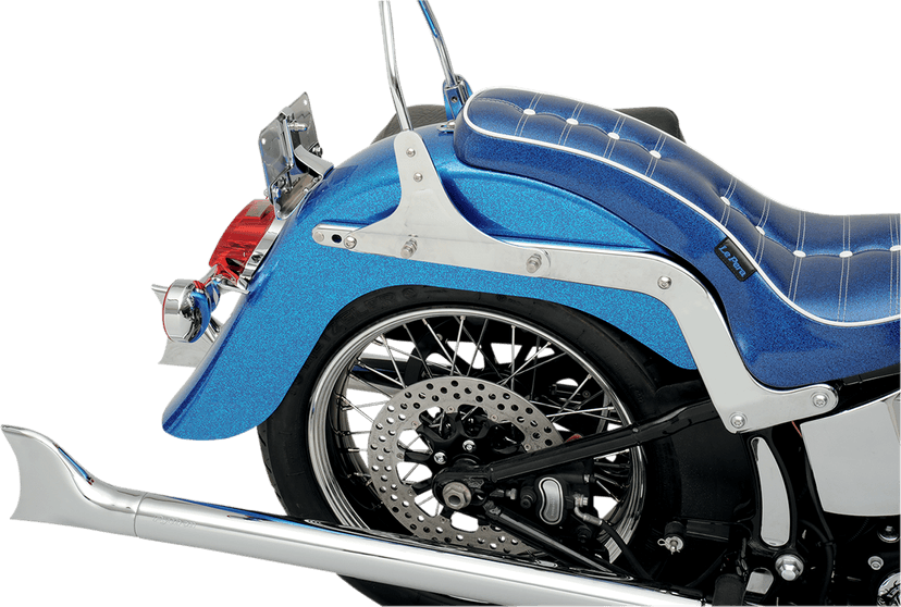 KLOCK WERKS 1401-0246 4" Stretched Rear Fender - Frenched - HD Softail '00-'17 — image 4 of 4