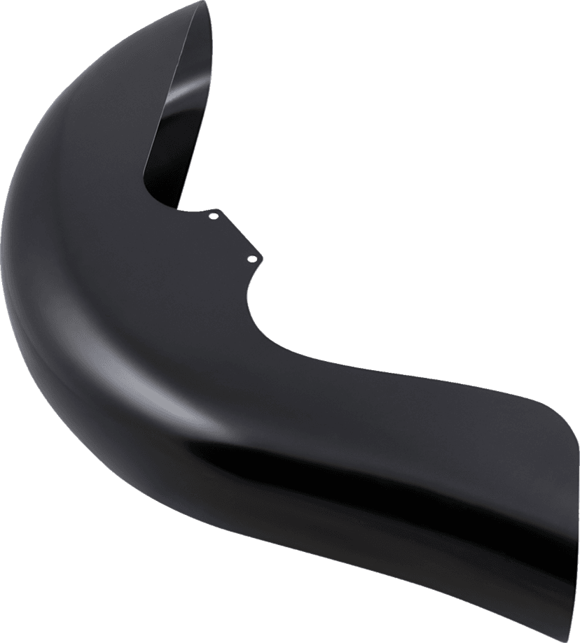 KLOCK WERKS 1401-0360 WFB™ Benchmark Front Fender - For Raked Frames - Black - HD Touring/Trike '83-'13